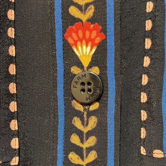 FARM RIO tie waist toucan dress with Floral Accents - Sz M EUC - Picture 4 of 11